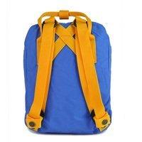 Городской рюкзак Fjallraven Kanken Mini Un Blue-Warm Yellow 7л (23561.525-141)