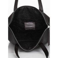 Женская кожаная сумка POOLPARTY Secret (secret-black)