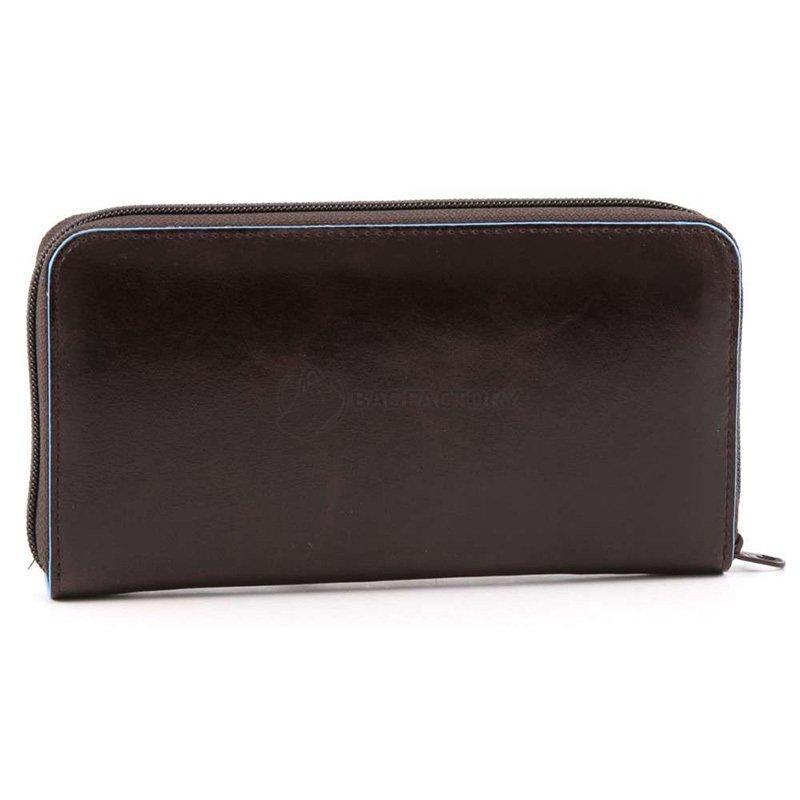 Портмоне Piquadro BL SQUARE Cognac женское на молнии (PD1515B2_MO)
