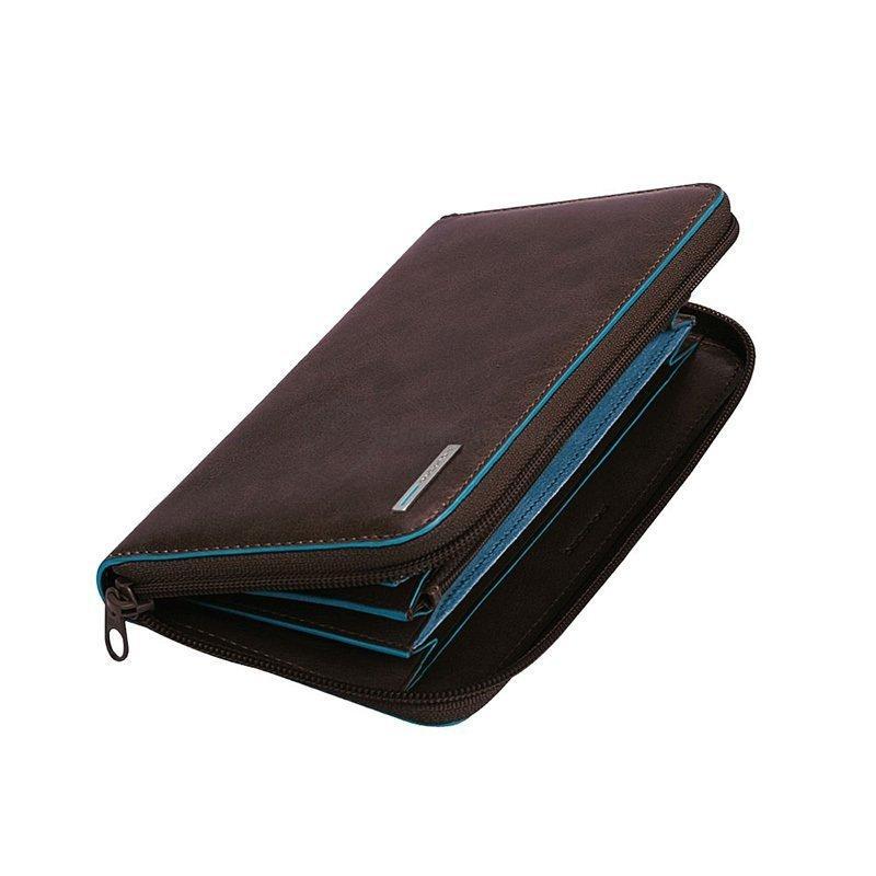 Портмоне Piquadro BL SQUARE Cognac женское на молнии (PD1515B2_MO)