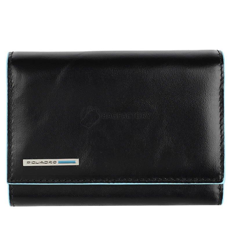 Портмоне Piquadro BL SQUARE Black с отдел. для 12 кред.карт с RFID защитой (PD4145B2R_N)