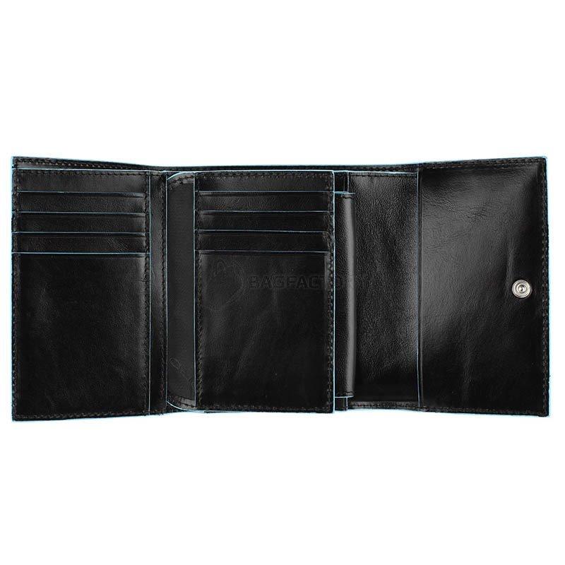 Портмоне Piquadro BL SQUARE Black с отдел. для 12 кред.карт с RFID защитой (PD4145B2R_N)