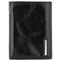Портмоне Piquadro BL SQUARE Black вертик. с отдел. для 6 кред.карт (PU1129B2_N)