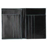 Портмоне Piquadro BL SQUARE Black вертик. с отдел. для 6 кред.карт (PU1129B2_N)