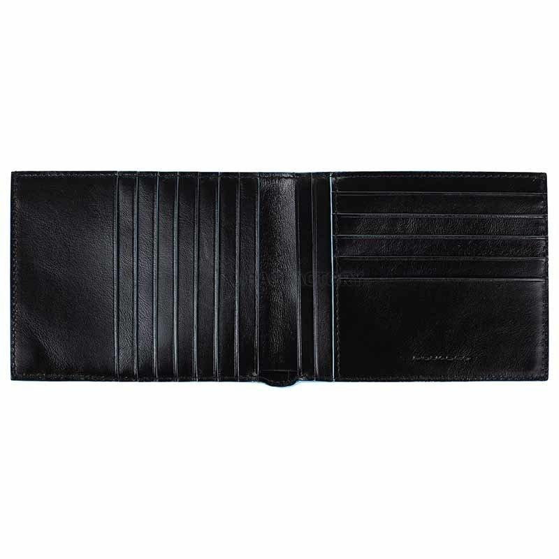 Портмоне Piquadro BL SQUARE Black с отдел. для 12 кред.карт с RFID защитой (PU1241B2R_N)