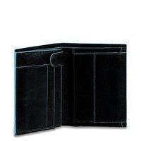 Портмоне Piquadro BL SQUARE Black верт. с отдел. для монет (PU1740B2_N)