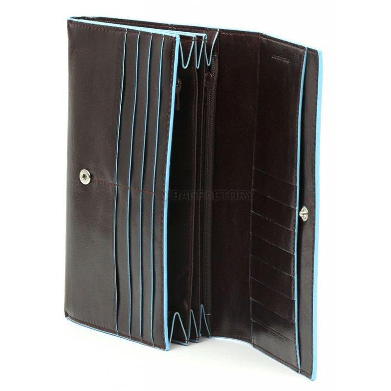 Портмоне Piquadro BL SQUARE Cognac женское на кнопке (PD1855B2_MO)