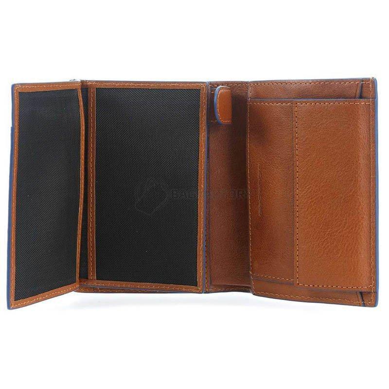 Портмоне Piquadro B2S Tobacco с отдел. для монет с RFID защитой (PU1740B2SR_CU)