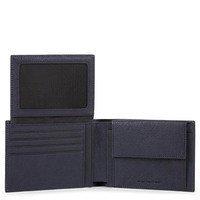 Портмоне Piquadro BK SQUARE Blue с отдел. для док. с RFID защитой (PU1392B3R_BLU)