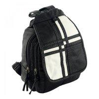 Городской рюкзак TRAUM Черный с белым 4л (7235-15)