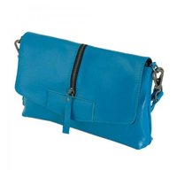 Женская кожаная сумка TRAUM Голубой (7312-07)