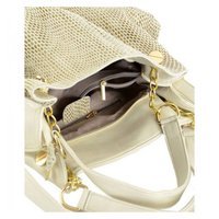 Женская кожаная сумка TRAUM Бело-серый (7334-12)