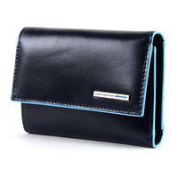 Портмоне Piquadro BL SQUARE N.Blue с отдел. для монет на молнии с RFID защитой (PD4571B2R_BLU2)