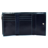 Портмоне Piquadro BL SQUARE N.Blue с отдел. для монет на молнии с RFID защитой (PD4571B2R_BLU2)
