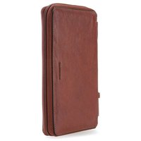 Тревеллер на молнии Piquadro BK SQUARE Tobacco с отд. для кред.карт, RFID защ+клатч (PP3246B3R_CU)