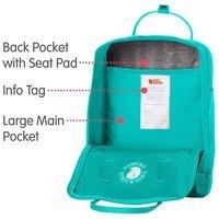Городской рюкзак Fjallraven Re-Kanken Emerald 16л (23548.644)