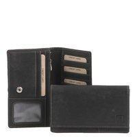 Портмоне Enrico Benetti LEATHER Black с отдел. для документов (Eb67010 001)