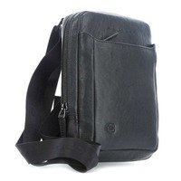 Мужская кожаная сумка Piquadro BK SQUARE Black с отдел. для iPad mini (CA3084B3_N)