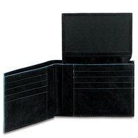 Портмоне кожаное Piquadro Blue Square Black с отдел. для 11 кред.карт (PU1517B2_N)