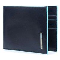 Портмоне кожаное Piquadro Blue Square N.Blue с отд. для 12 кред.карт+RFID защ (PU1241B2R_BLU2)