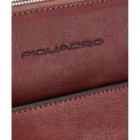 Мужская кожаная сумка Piquadro Black Square Tobacco с отдел. д/iPad Air/Pro (CA3978B3_CU)