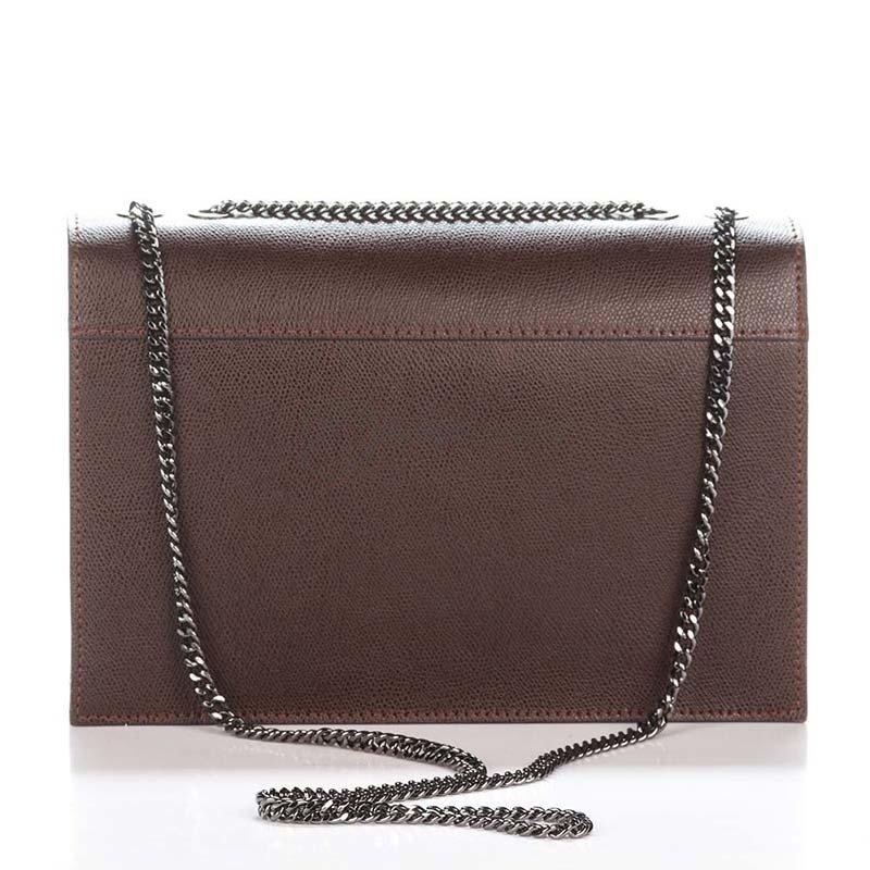 Клатч кожаный Italian bags Коричневый (8415_dark_brown)