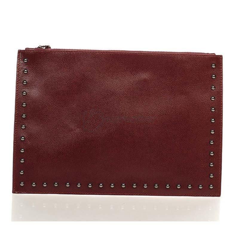 Клатч кожаный Italian Bags Бордовый (1405_bordo)