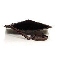 Клатч кожаный Italian Bags Коричневый (1405_dark_brown)