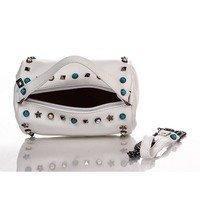 Женская кожаная сумка Italian bags Белый (1519_white)