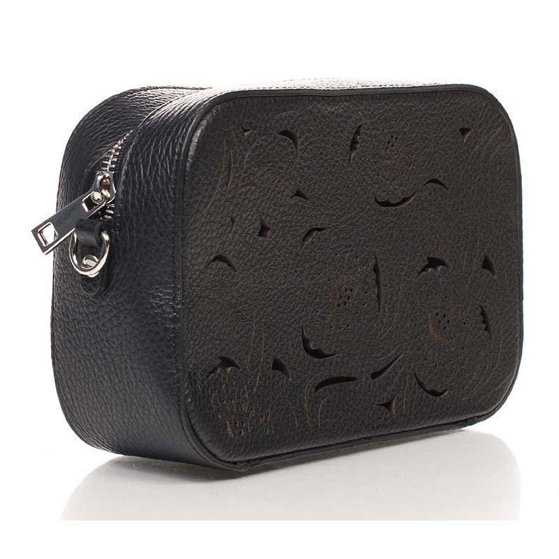 Кожаный клатч Italian bags Черный (1654_black)