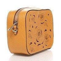 Кожаный клатч Italian bags Коньячный (1654_cuoio)