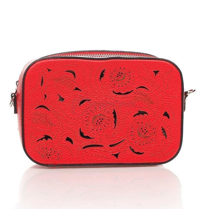 Кожаный клатч Italian bags Красный (1654_red)