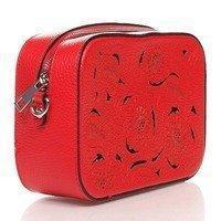 Кожаный клатч Italian bags Красный (1654_red)