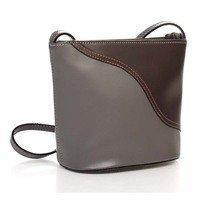 Женская кожаная сумка Italian bags Коричневый (1802_dark_brown)