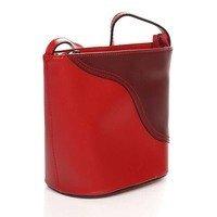 Женская кожаная сумка Italian bags Красный (1802_red)