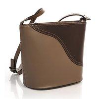 Женская кожаная сумка Italian Bags Коричневый (1802_taupe_d_brown)