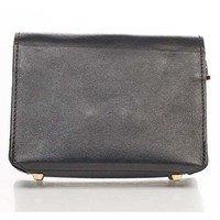 Клатч кожаный Italian bags Черный (1812_black)