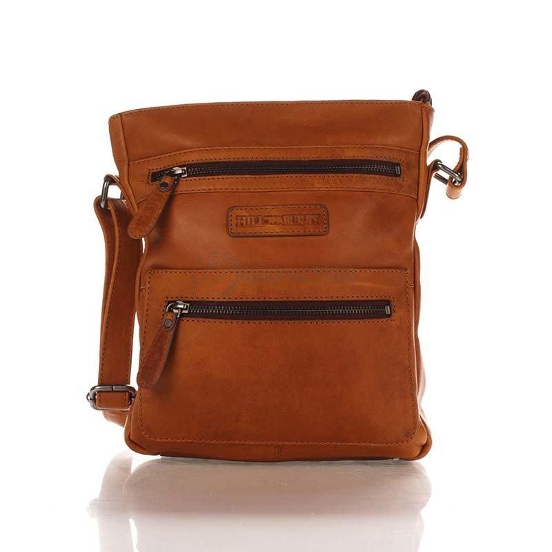 Мужская кожаная сумка HILL BURRY Коричневый (1882_brown)