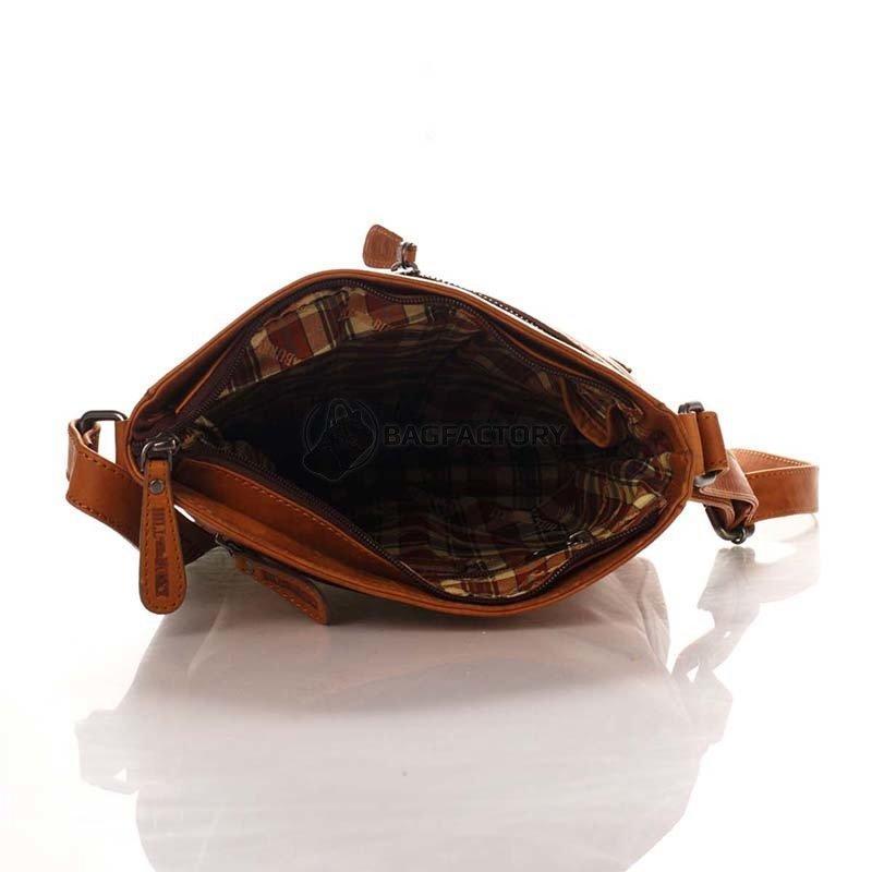 Мужская кожаная сумка HILL BURRY Коричневый (1882_brown)