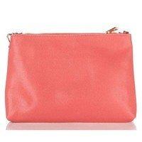 Женская кожаная сумка-клатч Italian bags Розовый (7808_roze)