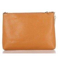 Женская кожаная сумка-клатч Italian bags Коньячный (7808_cuoio)