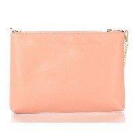 Женская кожаная сумка-клатч Italian bags Розовый (7808_white_roze)