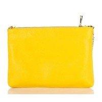 Женская кожаная сумка-клатч Italian bags Желтый (7808_yellow)
