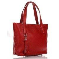 Женская кожаная сумка Italian bags Красный (8665_bordo)
