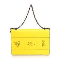 Клатч кожаный Italian Bags Желтый (8909_yellow)