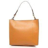 Женская кожаная сумка Italian bags Коньячный (8910_cuoio)