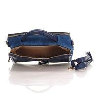 Женская кожаная сумка Italian bags Синий (8916_blue)