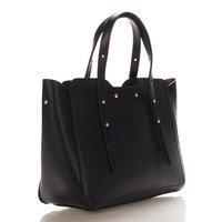 Женская кожаная сумка Italian bags Черный (8920_black)