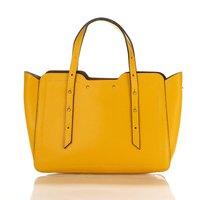 Женская кожаная сумка Italian bags Желтый (8920_yellow)