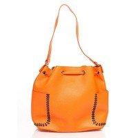 Женская кожаная сумка Italian bags Оранжевый (8926_orange)